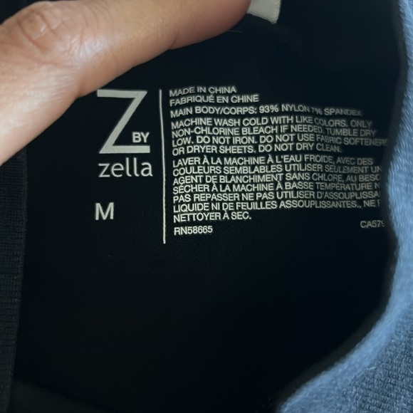 Z by Zella Black Long Sleeve Athletic Top - Picture 7 of 8